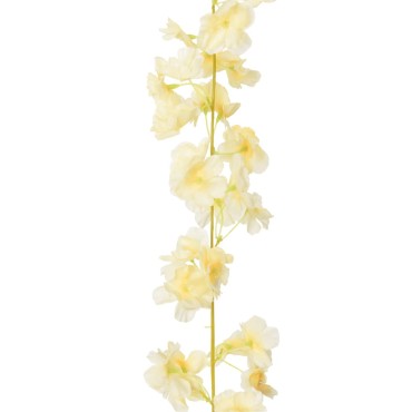 vidaXL Γιρλάντες Λουλουδιών Τεχνητές 6 τεμ. Σαμπανιζέ 180 εκ.