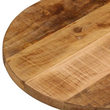 vidaXL Επιφάνεια Τραπεζιού Οβάλ 100x50x3,8cm Μασίφ Ακατ. Ξύλο Μάνγκο 1 τεμ.