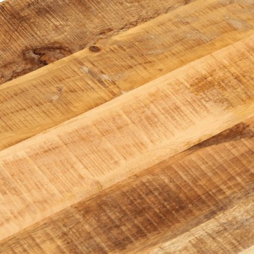 vidaXL Επιφάνεια Τραπεζιού Οβάλ 120x50x3,8cm Μασίφ Ακατ. Ξύλο Μάνγκο 1 τεμ.
