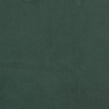 vidaXL Κρεβάτι Boxspring με Στρώμα Σκούρο Πράσινο 120x190εκ. Βελούδινο