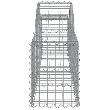 vidaXL Συρματοκιβώτια Τοξωτά 13 τεμ. 200x30x40/60 εκ. Γαλβαν. Ατσάλι