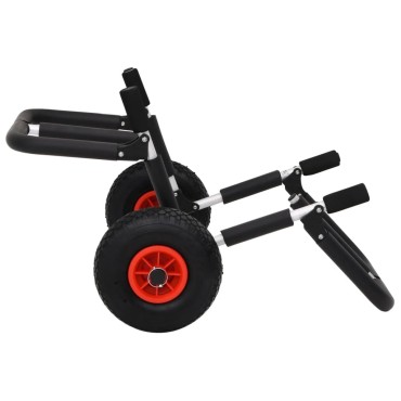 vidaXL Καροτσάκι SUP για 2 σανίδες σερφ Πτυσσόμενο 90 κ. Αλουμινίου