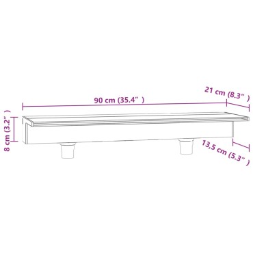 vidaXL Σιντριβάνι Καταρράκτης Πισίνας με RGB LED 90 εκ. Ακρυλικό