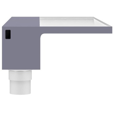 vidaXL Σιντριβάνι Καταρράκτης Πισίνας με RGB LED 90 εκ. Ακρυλικό