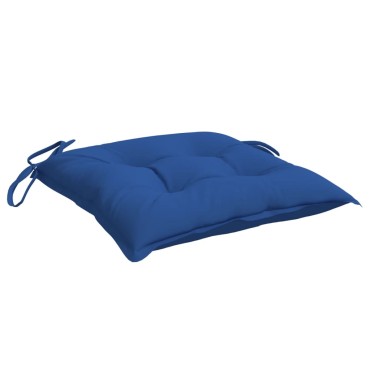 vidaXL Μαξιλάρια Παλέτας Κήπου 4 τεμ. Μπλε 50x50x7cm Oxford Ύφασμα