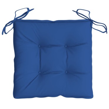 vidaXL Μαξιλάρια Παλέτας Κήπου 4 τεμ. Μπλε 50x50x7cm Oxford Ύφασμα
