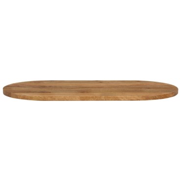vidaXL Επιφάνεια Τραπεζιού Οβάλ 100x50x3,8cm Μασίφ Ξύλο Μάνγκο 1 τεμ.