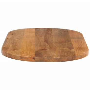 vidaXL Επιφάνεια Τραπεζιού Οβάλ 100x50x3,8cm Μασίφ Ξύλο Μάνγκο 1 τεμ.