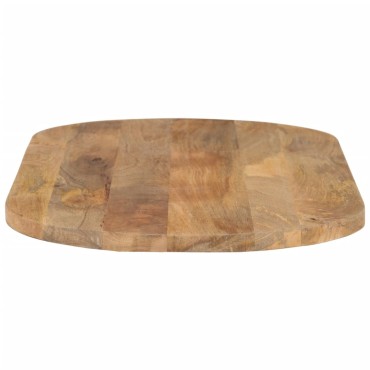 vidaXL Επιφάνεια Τραπεζιού Οβάλ 110x50x3,8cm Μασίφ Ξύλο Μάνγκο 1 τεμ.