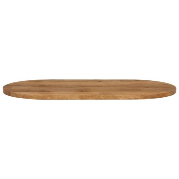 vidaXL Επιφάνεια Τραπεζιού Οβάλ 110x40x2,5cm Μασίφ Ξύλο Μάνγκο 1 τεμ.