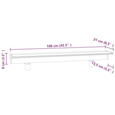 vidaXL Σιντριβάνι Καταρράκτης Πισίνας με RGB LED 108 εκ. Ακρυλικό