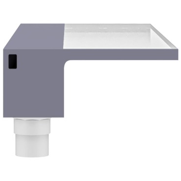 vidaXL Σιντριβάνι Καταρράκτης Πισίνας με RGB LED 108 εκ. Ακρυλικό