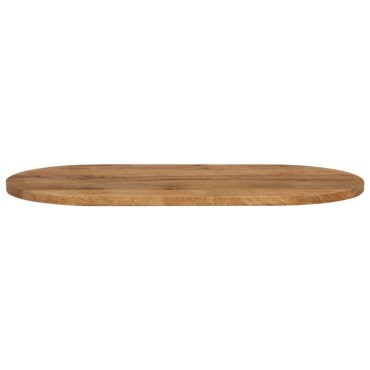 vidaXL Επιφάνεια Τραπεζιού Οβάλ 110x50x3,8cm Μασίφ Ξύλο Μάνγκο 1 τεμ.