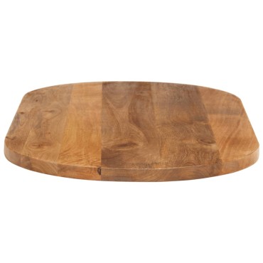 vidaXL Επιφάνεια Τραπεζιού Οβάλ 110x50x3,8cm Μασίφ Ξύλο Μάνγκο 1 τεμ.