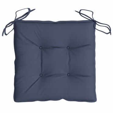 vidaXL Μαξιλάρια Καρέκλας 6 τεμ. Ναυτικό Μπλε 50x50x7cm Υφασμάτινα