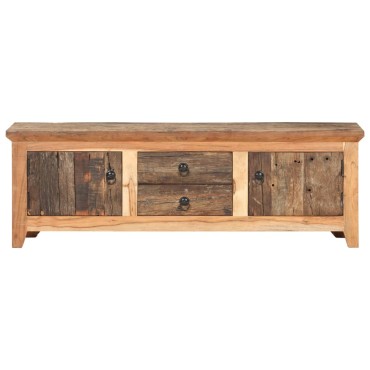 vidaXL Έπιπλο Τηλεόρασης 120x30x40cm Μασίφ Ακακία/Ανακυκλωμένο Ξύλο