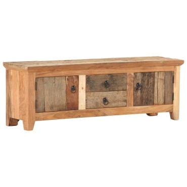 vidaXL Έπιπλο Τηλεόρασης 120x30x40cm Μασίφ Ακακία/Ανακυκλωμένο Ξύλο