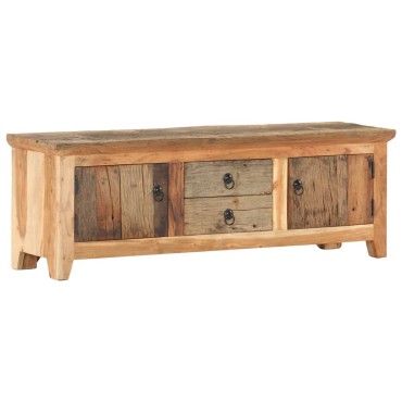 vidaXL Έπιπλο Τηλεόρασης 120x30x40cm Μασίφ Ακακία/Ανακυκλωμένο Ξύλο
