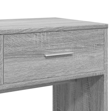 vidaXL Μπουντουάρ με Καθρέφτη Γκρι Sonoma 80x39x80cm 1 τεμ.