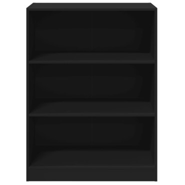 vidaXL Ντουλάπα Μαύρη 77 x 48 x 102 εκ. από Επεξεργασμένο Ξύλο