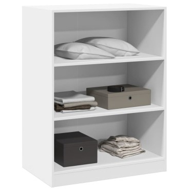 vidaXL Ντουλάπα Λευκή 77 x 48 x 102 εκ. από Επεξεργασμένο Ξύλο