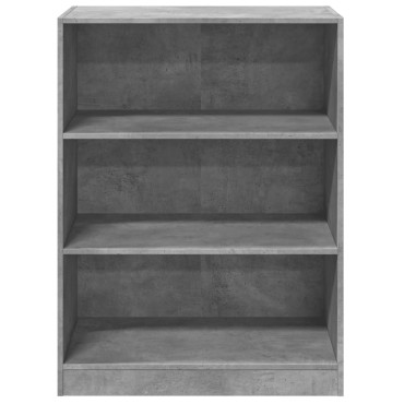 vidaXL Ντουλάπα Γκρι Σκυροδέματος 77x48x102 εκ. από Επεξεργασμένο Ξύλο
