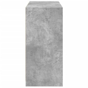 vidaXL Ντουλάπα Γκρι Σκυροδέματος 77x48x102 εκ. από Επεξεργασμένο Ξύλο