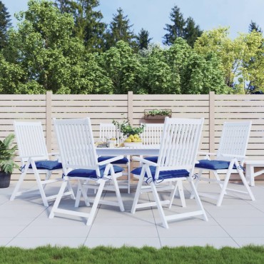 vidaXL Μαξιλάρια Παλέτας Κήπου 6 τεμ. Μπλε 50x50x7cm Oxford Ύφασμα