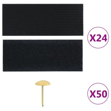 vidaXL Σίτα Πόρτας 2 Τεμαχίων Μαύρη 220 x 100 εκ. με Μαγνήτες