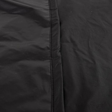vidaXL Κάλυμμα Ξαπλώστρας Μαύρο 210x80x45/75cm 420D Ύφασμα Oxford 1 τεμ.
