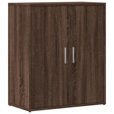 vidaXL Βοηθητικό Ντουλάπι Καφέ Δρυς 60x31x70cm από Επεξεργασμένο Ξύλο 1 τεμ.
