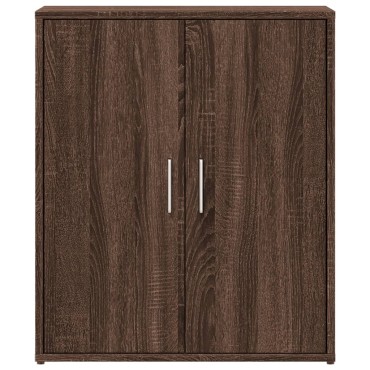 vidaXL Βοηθητικό Ντουλάπι Καφέ Δρυς 60x31x70cm από Επεξεργασμένο Ξύλο 1 τεμ.