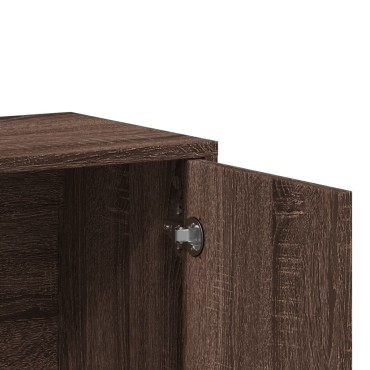 vidaXL Βοηθητικό Ντουλάπι Καφέ Δρυς 60x31x70cm από Επεξεργασμένο Ξύλο 1 τεμ.