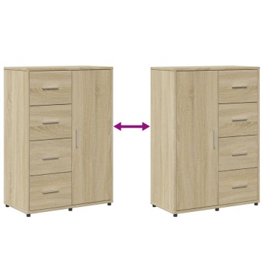 vidaXL Ντουλάπι Sonoma Δρυς 60x31x84cm Επεξεργασμένο Ξύλο 1 τεμ.