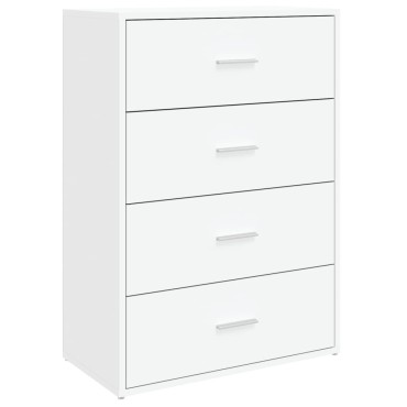 vidaXL Βοηθητικό Ντουλάπι Λευκό 60x31x84cm από Επεξεργασμένο Ξύλο 1 τεμ.
