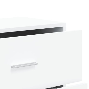 vidaXL Βοηθητικό Ντουλάπι Λευκό 60x31x84cm από Επεξεργασμένο Ξύλο 1 τεμ.