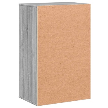 vidaXL Ραφιέρα με Ντουλάπια Γκρι Sonoma 56,5x39x90cm Επεξ. Ξύλο 1 τεμ.