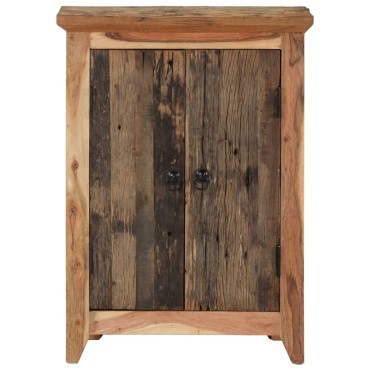 vidaXL Ντουλάπι 55x33x75cm Μασίφ Ξύλο Ακακίας/Ανακυκλωμένο Ξύλο 1 τεμ.