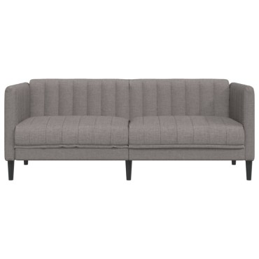 vidaXL Καναπές Διθέσιος Taupe Υφασμάτινος 176x76,5x74,5cm 1 τεμ.