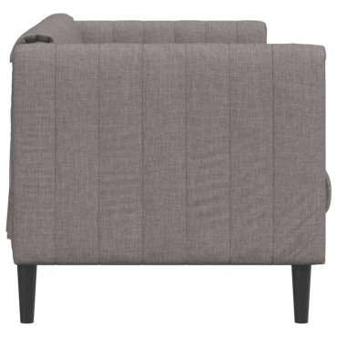 vidaXL Καναπές Διθέσιος Taupe Υφασμάτινος 176x76,5x74,5cm 1 τεμ.