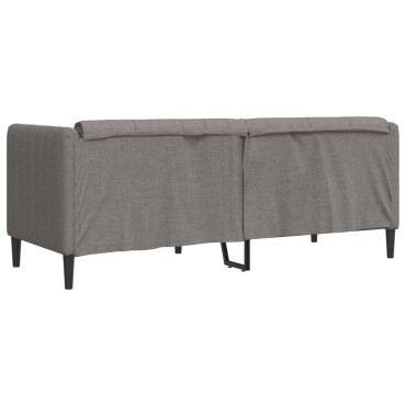 vidaXL Καναπές Διθέσιος Taupe Υφασμάτινος 176x76,5x74,5cm 1 τεμ.