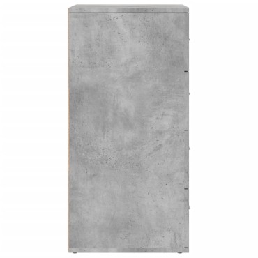 vidaXL Ντουλάπι Γκρι Σκυροδέματος 60x39x80cm Επεξεργασμένο Ξύλο 1 τεμ.