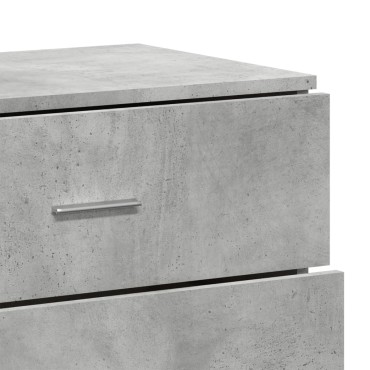vidaXL Ντουλάπι Γκρι Σκυροδέματος 60x39x80cm Επεξεργασμένο Ξύλο 1 τεμ.