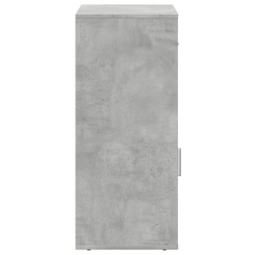 vidaXL Ραφιέρα με Ντουλάπια Γκρι Σκυροδέμ. 56,5x39x90cm Επεξ. Ξύλο 1 τεμ.