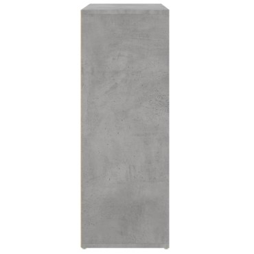 vidaXL Ντουλάπι Γκρι Σκυροδέματος 60x31x84cm Επεξεργασμένο Ξύλο 1 τεμ.