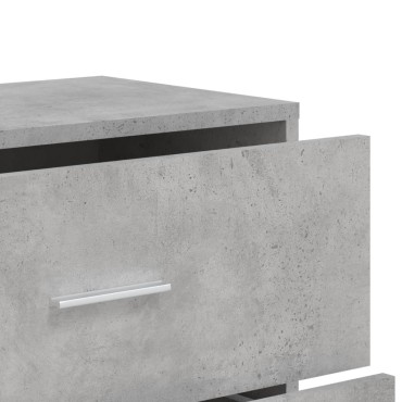 vidaXL Ντουλάπι Γκρι Σκυροδέματος 60x31x84cm Επεξεργασμένο Ξύλο 1 τεμ.