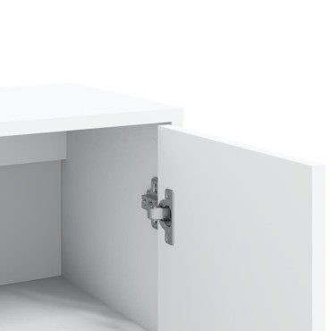 vidaXL Βοηθητικό Ντουλάπι Λευκό 60x31x84cm από Επεξεργασμένο Ξύλο 1 τεμ.