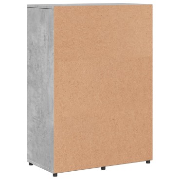 vidaXL Ντουλάπι Γκρι Σκυροδέματος 60x31x84cm Επεξεργασμένο Ξύλο 1 τεμ.