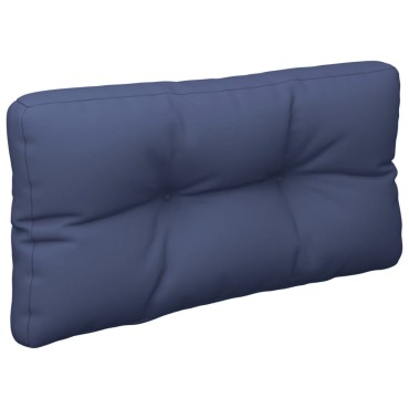 vidaXL Μαξιλάρι Παλέτας Ναυτικό Μπλε 120x40x12cm Υφασμάτινο