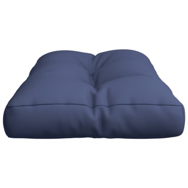 vidaXL Μαξιλάρι Παλέτας Ναυτικό Μπλε 120x40x12cm Υφασμάτινο